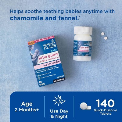 Mommy's Bliss Little Gums Soothing Oral Tablets - 140ct