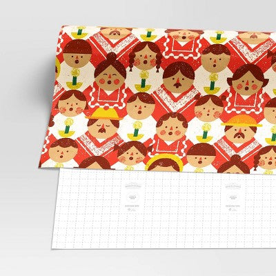 Cecilia Ruiz 25 sq ft Family Singing Christmas Gift Wrap - Wondershop (LOCAL PICKUP ONLY)