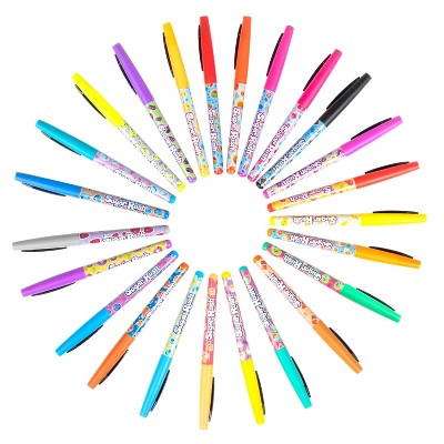 Sugar Rush 24pk Colorful Felt Tip Pens, Teacher Supplies