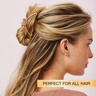 scunci Claw Clips - Assorted Sizes & Styles - All Hair -3pcs