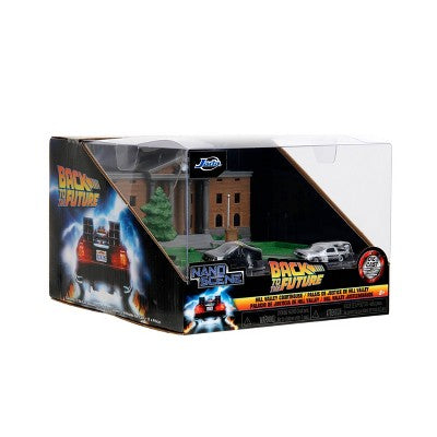 Jada Back to the Future Clock Tower Nanoscene Vehicle Playset