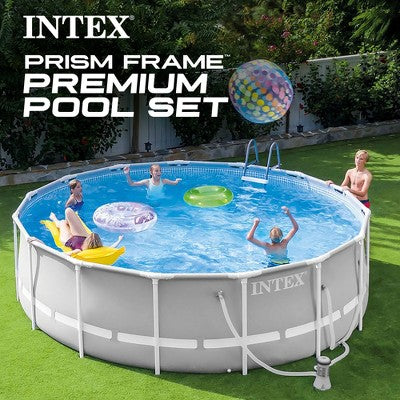 Intex 26711EH 12 foot x 30 inch Prism Frame Above Ground Swimming Pool with Pump (LOCAL PICKUP ONLY)