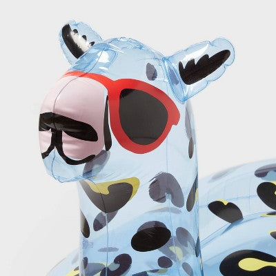 Pool Float Leopard - Sun Squad: PVC Water Inflatable for 1 Person