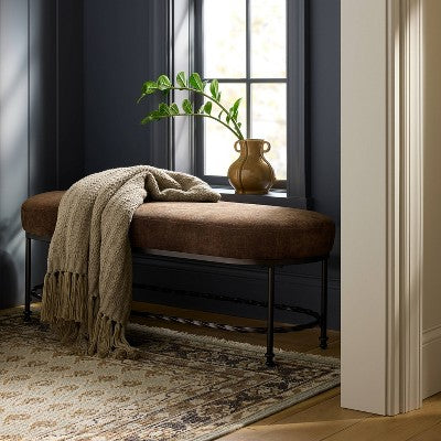 Knit Throw Blanket Beige - Threshold designed w/Studio McGee