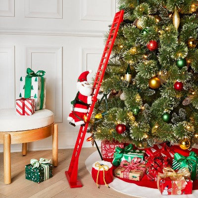 Large Climbing Santa Decorative Christmas Figurine Red - Wondershop (LOCAL PICKUP ONLY)