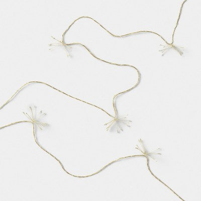 LED Starburst Outdoor Fairy String Lights White - Threshold