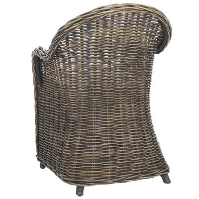 Callista Club Chair - SEA7001 - Black Wash - Safavieh (LOCAL PICKUP ONLY)