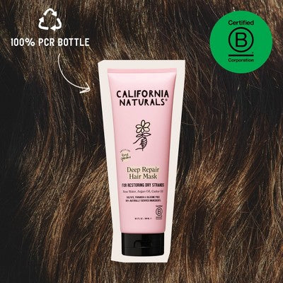 California Naturals Deep Repair Hair Mask - 10.5oz: Moisturizing, Sulfate-Free, Vegan, All Hair Types