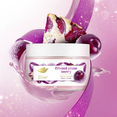 Dove Beauty Limited Edition Holiday Treat Mini Body Scrub - Frosted Plum Berry - 3.5 oz