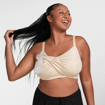 Kindred Bravely Women's PumpingBra - Oatmeal XXL