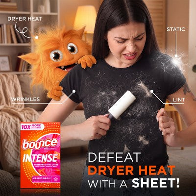 Bounce Vibrant Blooms Intense Dryer sheets - 80ct