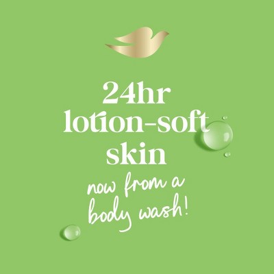 Dove Refresh Body Wash - Cucumber and Green Tea 24hr Lotion-Soft Skin - Travel Size - 3 fl oz
