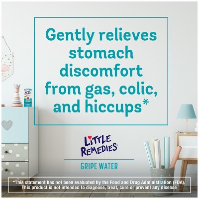 Little Remedies Gripe Water for Baby Gas Colic or Hiccups - 4 fl oz