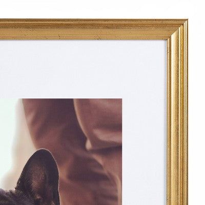 SINGLE Gold Frame, Gallery Wall Set, 16x20 Matted to 8x10 (LOCAL PICKUP ONLY)