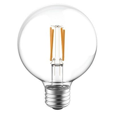 GE 2pk 60W Reveal HD+ G25 LED Globe Light Bulbs