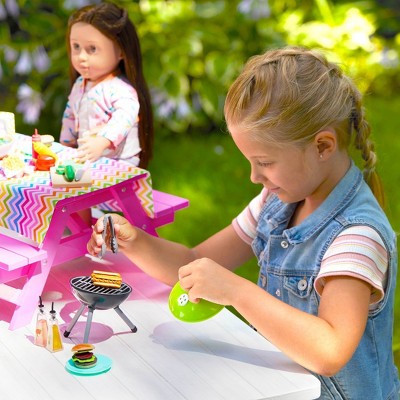 Our Generation Deluxe Accessory - Picnic Table Set