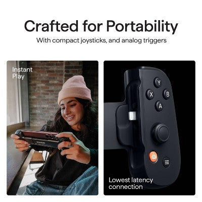Backbone One (Lightning) Mobile Gaming Controller for iPhone - Gen 2 Black