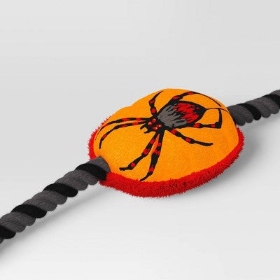 Halloween 15.5" Spider Plush with Rope Dog Toy - Hyde and EEK! Boutique