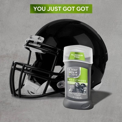 Dove Men+Care Aluminum-Free Limited Edition Deodorant Stick Beastmode Collection - You Just Got Got - 3oz