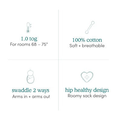 aden + anais Easy Wrap Quick Change - Zipper - Toy Story - 0-3 Months - 3pk