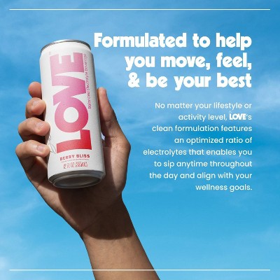 Be LOVE Berry Bliss Balanced Electrolyte Drink for Anytime Hydration - 4pk/12 fl oz