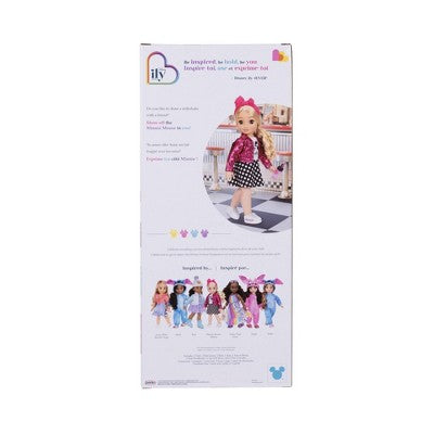 Disney ILY 4ever 18" Minnie Doll Pink Jacket Blonde Hair/Brown Eyes