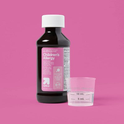 Children's Diphenhydramine Allergy Relief Liquid - Bubblegum - 4 fl oz - up&up