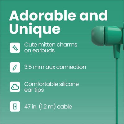 GEMS Figural Earbuds - Mitten
