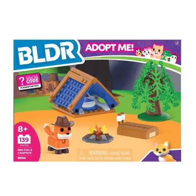 Adopt Me! Fox with Campground Building Set - 139pc