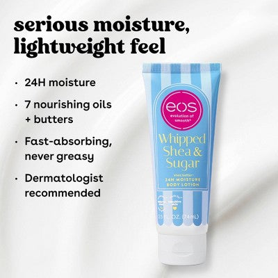 eos Mini Body Lotion - Whipped Shea & Sugar - Travel Size - 2.5 fl oz