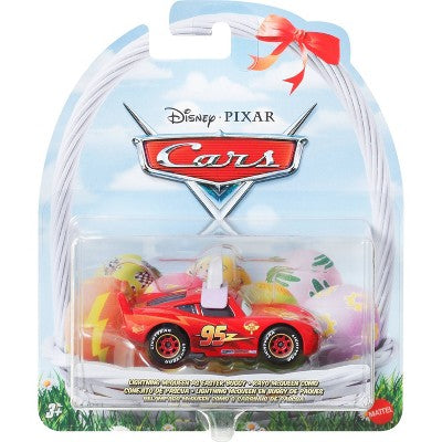 Disney Pixar Cars Easter Bunny Lightning McQueen Diecast Vehicle - 1:55 Scale