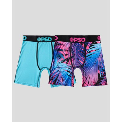PSD Men's Palm Vice Print Briefs 2pk - Palm Vice/Blue XXL