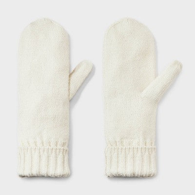 Knit Mittens - Universal Thread Cream