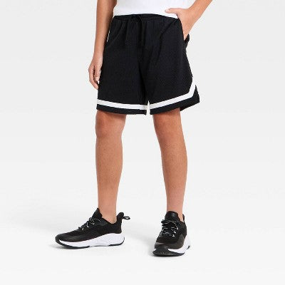 Boys' 'At the Knee' Court Active Shorts - All In Motion Black XL