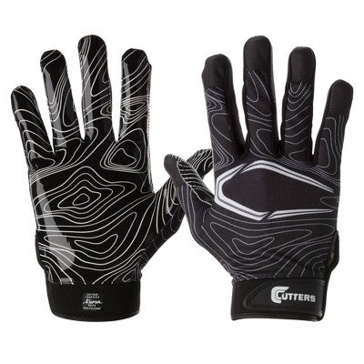 Cutters Game Day Receiver Gloves - Black L/XL