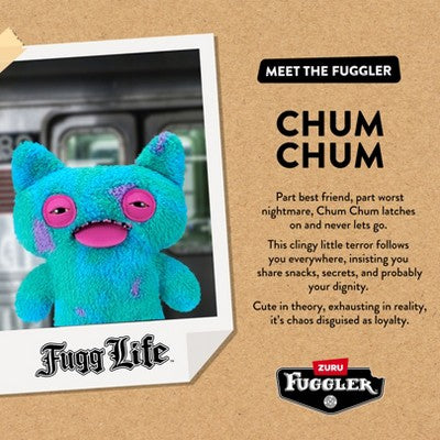 Fuggler 9" Fugg Life Chum Chum Stuffed Animal