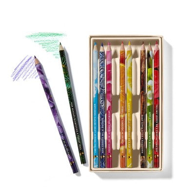 Lifelines 10pk Scented Classic Palette Colored Pencils Infused with Essential Oil Blends: Rub & Sniff Technology, Plastic Canister Lid