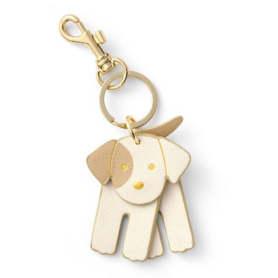 Dog Keychain - Cream - The Cuddle Collab