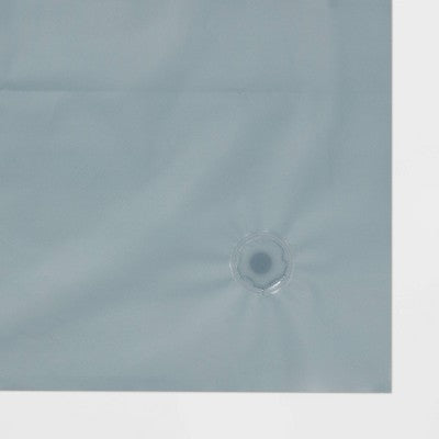 71"x71" Mid Weight Color Shower Liner Dark Gray - Threshold