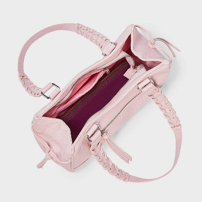 Whipstitch Handle Satchel Bag - Wild Fable with Olivia Dayton Pink