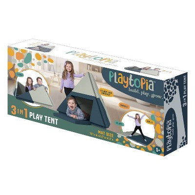 Playtopia Tent to Canoe and Gym Folding Mat 3 in 1 Play Tent (LOCAL PICKUP ONLY)