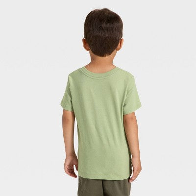 Toddler Boys' Graphic T-Shirt Cat & Jack Light Olive 2T
