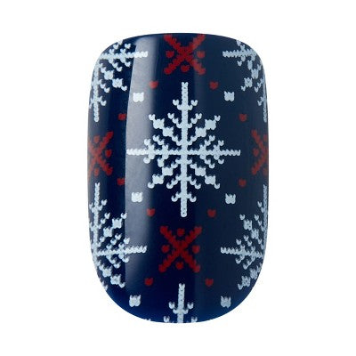 Kiss Nails Voguish Fantasy Fake Nails - Snow Much Fun - 33ct