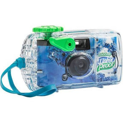 Fujifilm Quicksnap Waterproof Camera - Aqua Blue - 11/2026