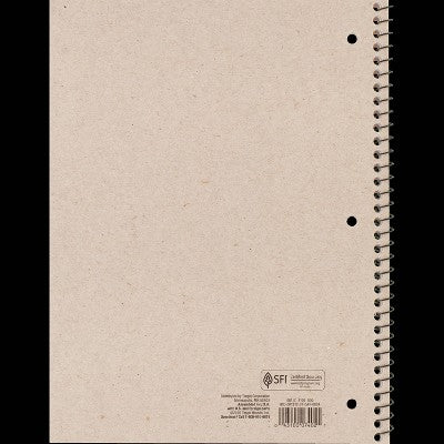 College Ruled Orange 1 Subject Flexible Plastic Cover Spiral Notebook - up&up: 70 Pages, 3 Hole Punched, Tween & Teen