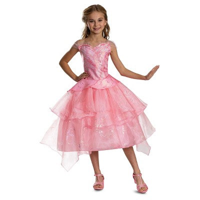 NBCUniversal Girls' Wicked the Musical Glinda Upland Classic Costume Dress Pink 10-12