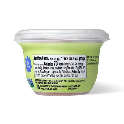 Pear Blueberry Baby Food - 4oz - Good & Gather