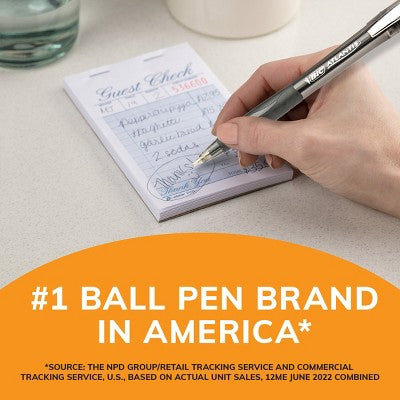BiC Glide Original Black Medium Point 1.0mm 4ct