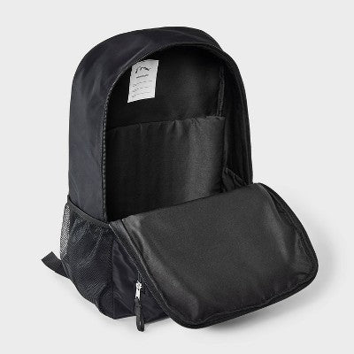 Girls' 18" Two Pocket Backpack - art class Black