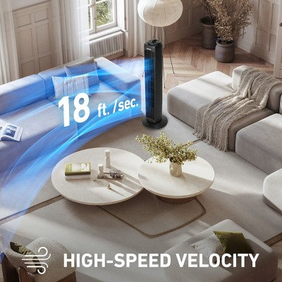 Holmes 29" Manual Tower Oscillating Fan with Clean Breeze (LOCAL PICKUP ONLY)